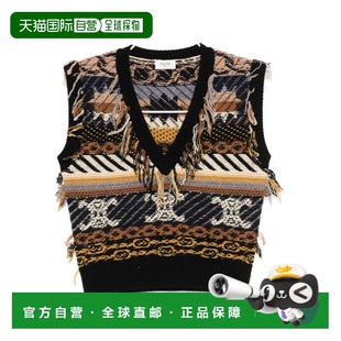 香港直邮Celine 多色毛线衫 思琳 Celine RY0LU0V65 女士 1h可退