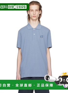 1h可退 香港直邮MAISON KITSUNE 男士 蓝色 Bold Fox Head Patch