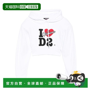 徽标棉质连帽衫 女士 S72GU0501S25516 二次方 香港直邮Dsquared2