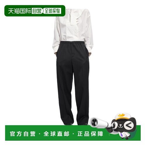 Bottega Veneta 松紧腰身休闲裤 871847V66I0阔腿【付后1h可退】