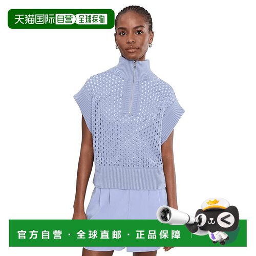 美国直邮VARLEY 女士 Gaines 半拉链针织毛衣 舒【付后1h可退】