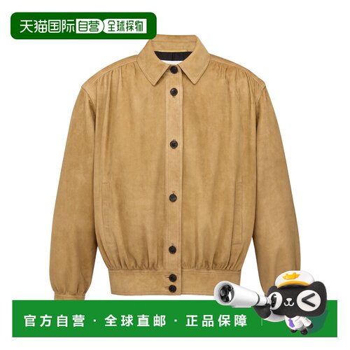 Saint Laurent 长袖绒面革夹克 871430YC2NZ 【付后1h可退】