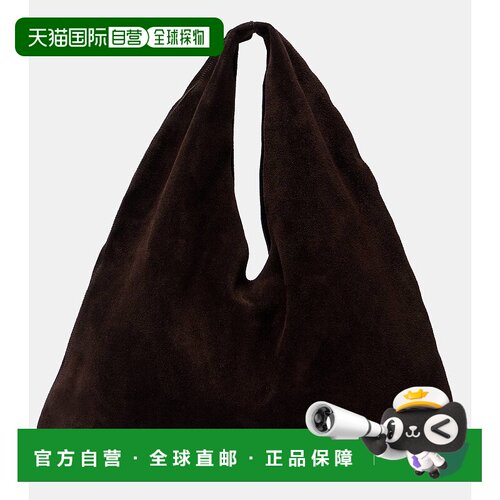 1h可退 香港直邮The Row 女士 Bindle 小号绒面革手提包托特包