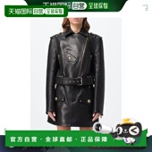 香港直邮Balmain 巴尔曼 女士 1h可退 拉链机车皮夹克 CF1TD205LC