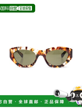 1h可退 香港直邮CHLOÉ 女士太阳镜 CH0220S0014 CO 棕色 Sunglass