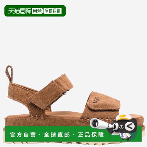 1h可退 香港直邮UGG 女士凉鞋 1136783CHE CO 棕色 徽标凉鞋