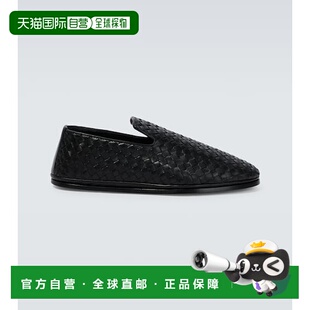 1h可退 香港直邮Bottega Veneta 葆蝶家 男士 编织皮质乐福鞋