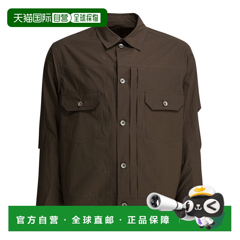 1h可退 香港直邮SACAI 男士外套 2603921M550BROWN SS2026 棕色