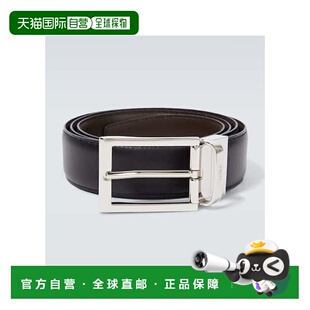 1h可退 香港直邮Zegna 杰尼亚 男士 皮带腰带 black黑色 舒适时尚