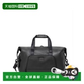 4男士 自营欧洲直邮Tumi途明 Alpha 黑色皮革双拉链旅行包