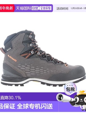 自营欧洲直邮LOWA CADIN GTX MID男士灰色防水科技面料登山鞋新款