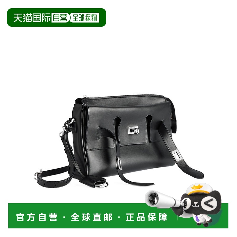 香港直邮Balenciaga BEL AIR 小号拉链斜挎包 8340322ABAW牛皮