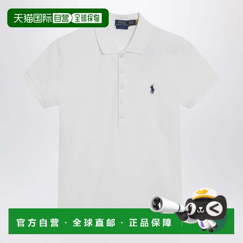 1h可退 香港直邮Polo Ralph Lauren Polo 拉夫 劳伦 女士 白色修P