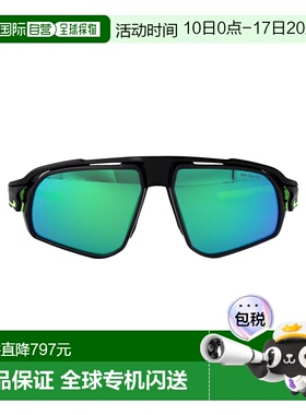 1h可退 香港直邮Nike 耐克 女士 灰色带绿色镜面哑光黑色醋纤太阳