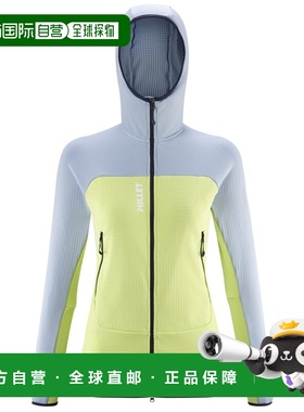 自营欧洲直邮Millet觅乐 FUSION GRID 女款抓绒衣 蓝色外套