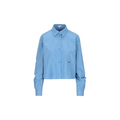 香港直邮LOEWE 罗意威 女士 Clear 蓝色衬衫 S540Y05XCM