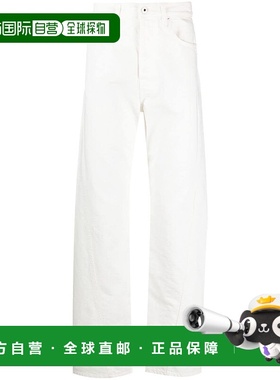 1h可退 香港直邮Lanvin 朗雯 男士 白色牛仔裤 RMTR0051D07601