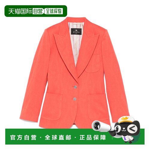 香港直邮ETRO 女士西服 WRCA000999TJEB8R0365 SS2025 红色