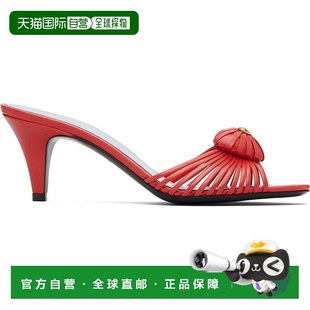 女士 华伦天奴 红色 Leather 1h可退 Woven 香港直邮valentino