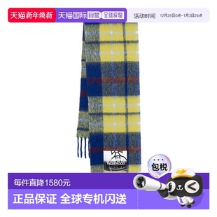 正品 香港直邮Vivienne 8103014FW00ZJ高级感 格纹围巾 Westwood