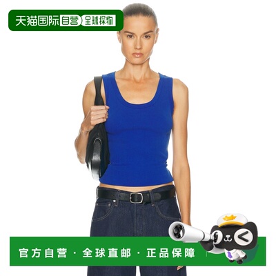 美国直邮AGOLDE 女士 深红花背心上衣 A73681260 blue蓝色 舒适时