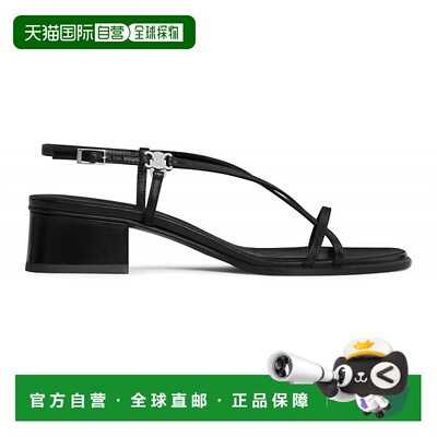 自营1h可退 欧洲直邮CELINE赛琳 Clemence小羊皮凉鞋高跟鞋单鞋