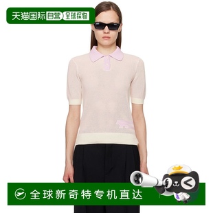 紫色 KITSUNE 白色 衫 Fox 香港直邮MAISON Flash 女士 Polo