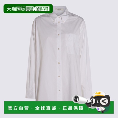 1h可退 香港直邮THE ROW 女士衬衫 9067W2567WHT SS2025 白色