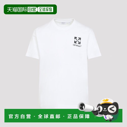香港直邮OFF-WHITE 男士T恤 OMAA027S26JER00B1000WHITE