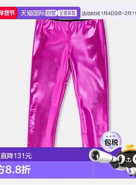 香港直邮Balmain 巴尔曼 婴儿 Infants 徽标金属感打底裤童装