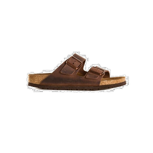 香港直邮Birkenstock印花凉拖鞋棕色简约时尚露后跟鞋垫徽标凉鞋