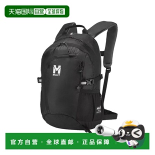自营欧洲直邮Millet Hike黑色涤纶登山背包男女通用