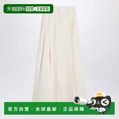 1h可退 香港直邮Jil Sander 吉尔 桑达 女士 褶饰阔腿裤 J03KA029