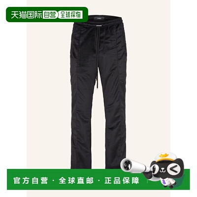 香港直邮AMIRI 男士休闲裤 100287983913000 CO 黑色 Velour trou