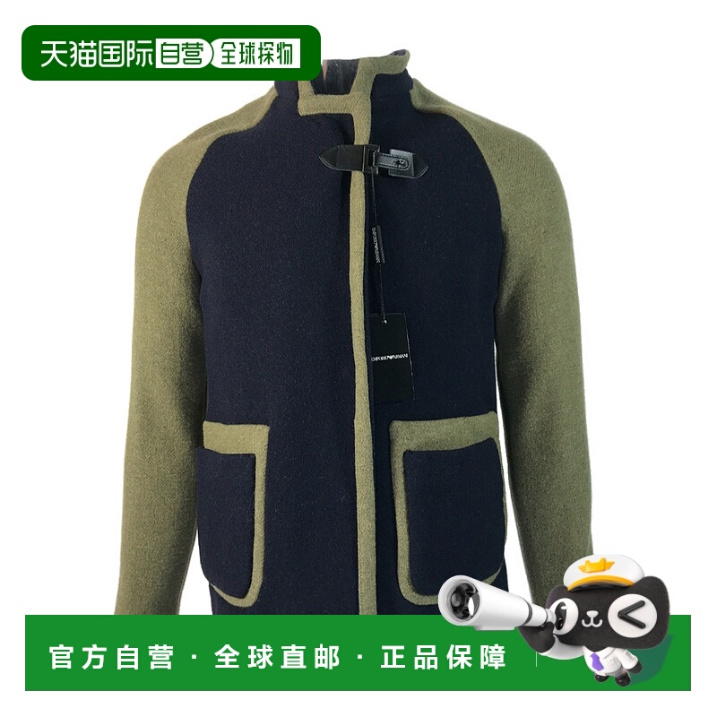 香港直邮Emporio Armani 拼接长袖休闲夹克 ZGK01QK