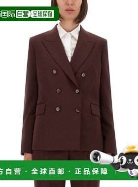 1h可退 香港直邮Paul Smith 保罗 史密斯 女士 红色羊毛夹克 W1R3