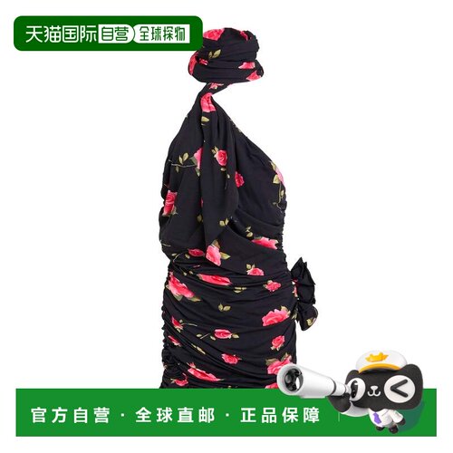 1h可退 香港直邮magda butrym 女士 紧身连衣裙 black黑色 舒适时