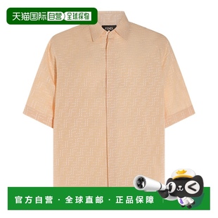 衬衫 男士 减龄显瘦高档舒适流行穿搭百搭高 欧洲直邮fendi 1h可退