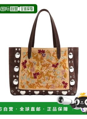 香港直邮Valentino NELLCÔTE 中号刺绣购物袋 WB0R79GRT