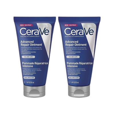 欧洲直邮CeraVe适乐肤万用强化修复膏 50mlx2修复屏障柔软再正品