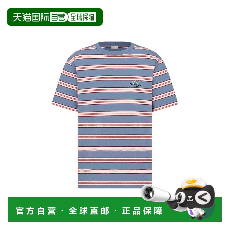 1h可退 欧洲直邮DIOR 迪奥 25春夏 593J696J3022_C589 男士 短袖T