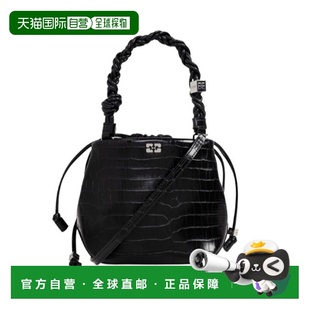 香港直邮Ganni A6965 徽标手提包