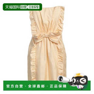 1h可退 香港直邮ALESSANDRA RICH 亚历山德拉.瑞秋 女士 真丝连衣