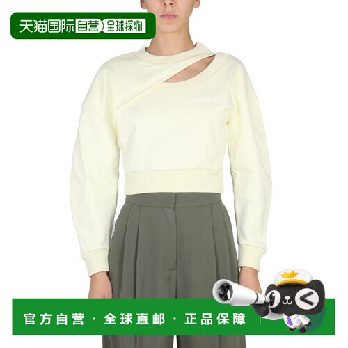 1h可退 香港直邮ALEXANDER MCQUEEN 女士针织衫 729894 SS2023 白