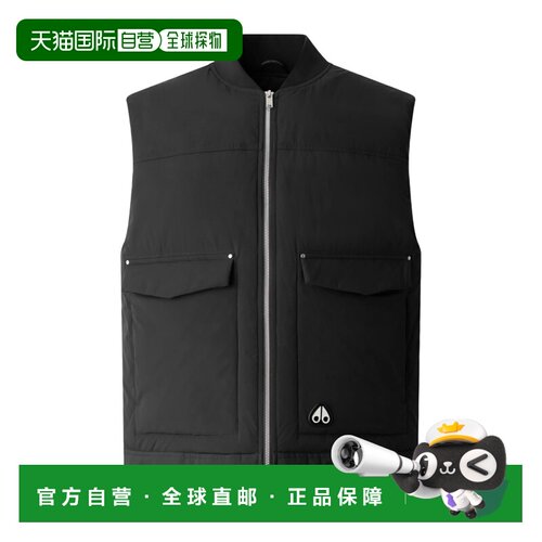 1h可退 香港直邮MOOSE KNUCKLES 男士马甲 M35MV481292 SS2026 黑