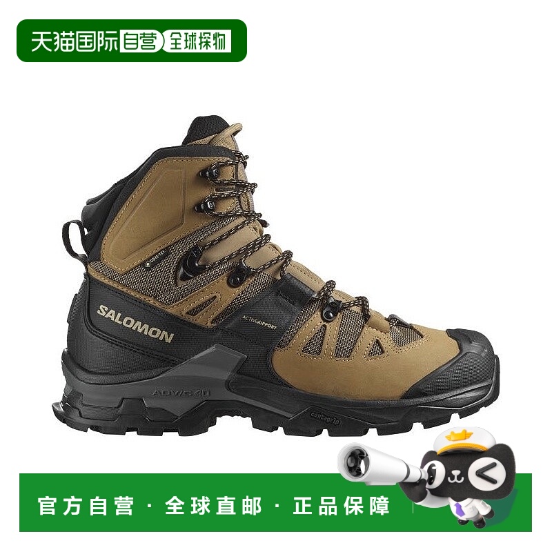 自营欧洲直邮Salomon萨洛蒙 QUEST 4 GORE-TEX系列男士海藻绿/黑/