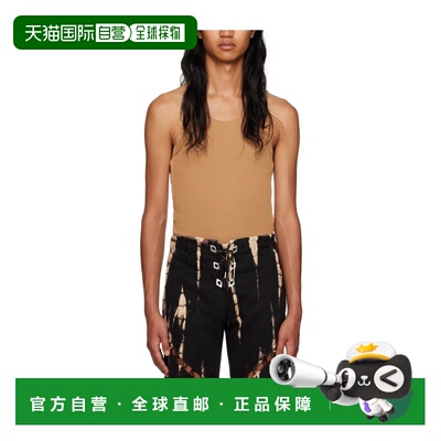 香港直邮Dion Lee 男士T恤 C7224F23CHESTNUT AW2023 黑色