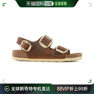 Milano男女棕色软木油皮革绒面革凉鞋 欧洲直邮Birkenstock