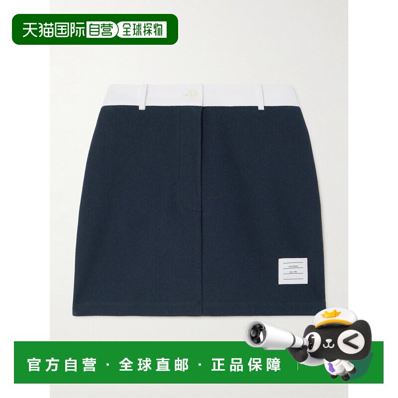 1h可退 Thom Browne 汤姆 布朗 女士 腰带环半身裙 FJK137AJ0042