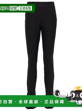 香港直邮TOTÊME 女士 Split-cuff 高腰修身长裤 004162亚麻